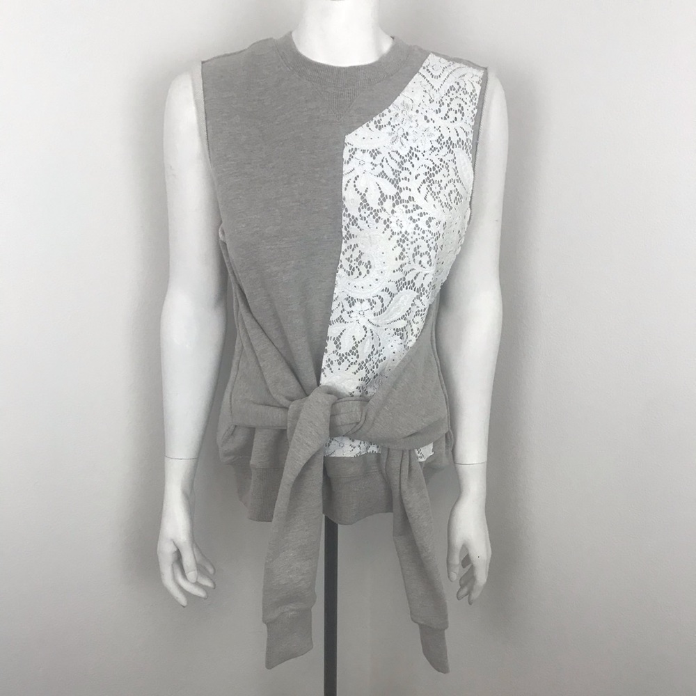 Bettina Layered effect panelled sweatshirt